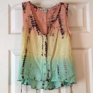 American Rag Shirt, XSmall, Crop Top, Tie-Back